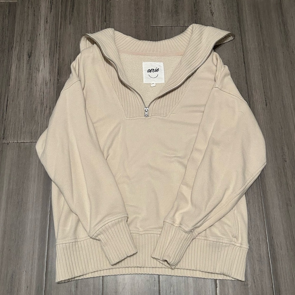 Aerie Quarter Zip Sweatshirt
